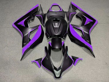 Nero Opaco & Viola 07-08 Honda CBR600RR Carene Moto
