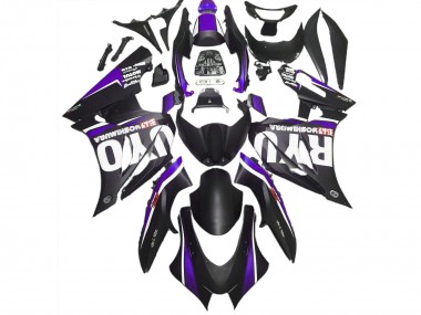 Nero Opaco & Viola 17-23 Suzuki GSXR 1000 Carene Moto
