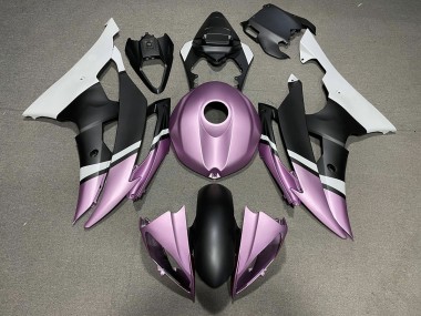 Nero Opaco & Viola Chiaro 08-16 Yamaha R6 Carene Moto