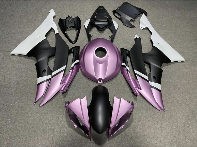 Nero Opaco & Viola Chiaro 08-16 Yamaha R6 Carene Moto Nero Opaco & Viola Chiaro 08-16 Yamaha R6 Carene Moto