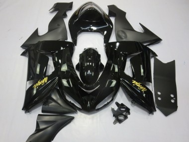 Nero & Oro 06-07 Kawasaki ZX10R Carene Moto