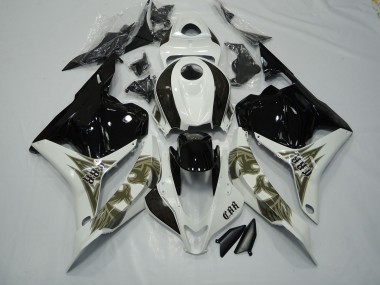 Nero Oro & Bianco 09-12 Honda CBR600RR Carene Moto
