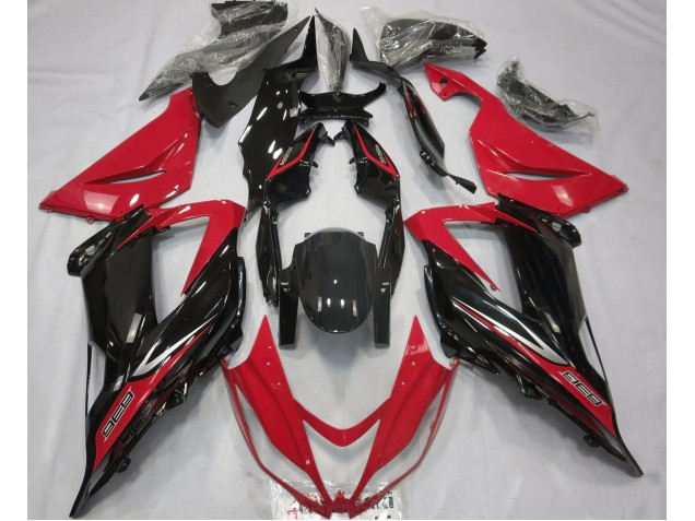 Nero & Rosso 13-18 Kawasaki ZX6R Carene Moto Nero & Rosso 13-18 Kawasaki ZX6R Carene Moto