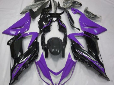 Nero & Viola 13-18 Kawasaki ZX6R Carene Moto