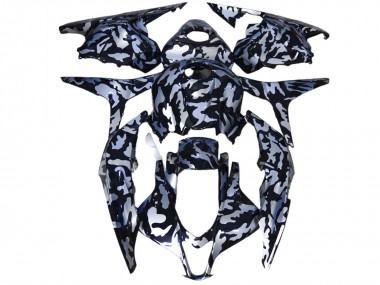 Neve Argentata Camo 09-12 Honda CBR600RR Carene Moto