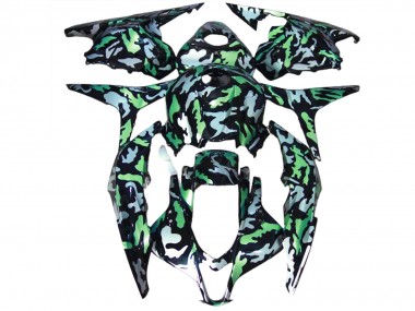 Neve Verde Camo 09-12 Honda CBR600RR Carene Moto