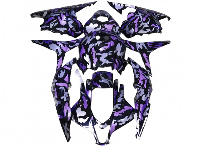 Neve Viola Camo 09-12 Honda CBR600RR Carene Moto Neve Viola Camo 09-12 Honda CBR600RR Carene Moto