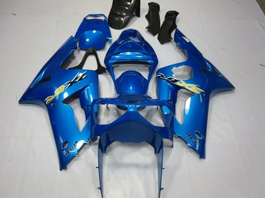 Ninja Blu 03-04 Kawasaki ZX6R Carene Moto