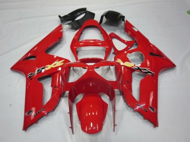 Ninja Rosso 03-04 Kawasaki ZX6R Carene Moto