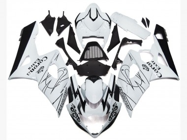 OEM Bianco Corona Stile 05-06 Suzuki GSXR 1000 Carene Moto