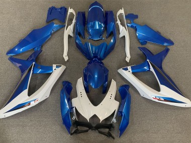 OEM Stile Blu & Bianco 08-10 Suzuki GSXR 600-750 Carene Moto