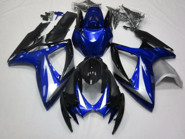 OEM Stile Blu Intenso 06-07 Suzuki GSXR 600-750 Carene Moto