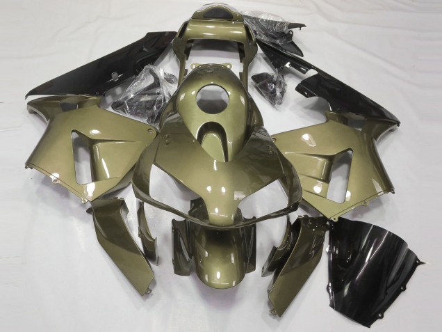 Oliva Brillante 03-04 Honda CBR600RR Carene Moto Oliva Brillante 03-04 Honda CBR600RR Carene Moto