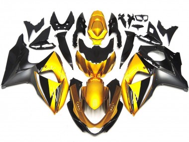 Oro & Grigio OEM Stile Personalizzato 09-16 Suzuki GSXR 1000 Carene Moto
