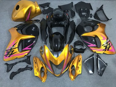 Oro Lucido Con Nero 08-20 Suzuki GSXR 1300 Carene Moto