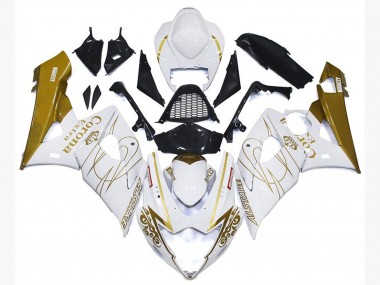 Oro Lucido Corona Personalizzato 05-06 Suzuki GSXR 1000 Carene Moto