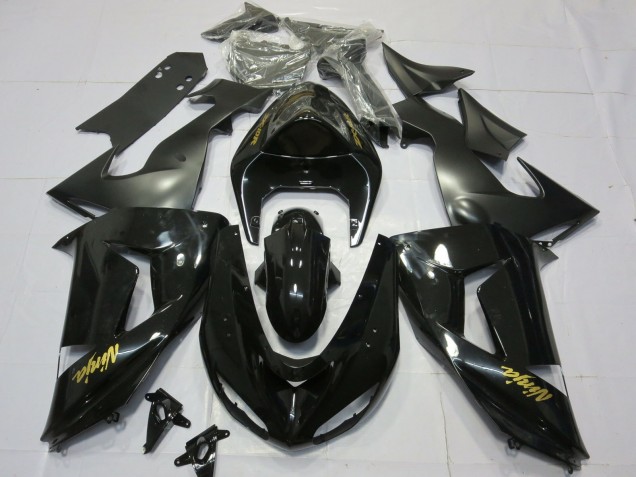 Oro Nero Lucido 06-07 Kawasaki ZX10R Carene Moto Oro Nero Lucido 06-07 Kawasaki ZX10R Carene Moto