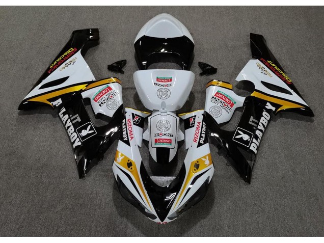 Oro Playboy 05-06 Kawasaki ZX6R Carene Moto Oro Playboy 05-06 Kawasaki ZX6R Carene Moto