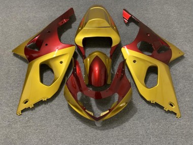Oro & Rosso 00-02 Suzuki GSXR 1000 Carene Moto