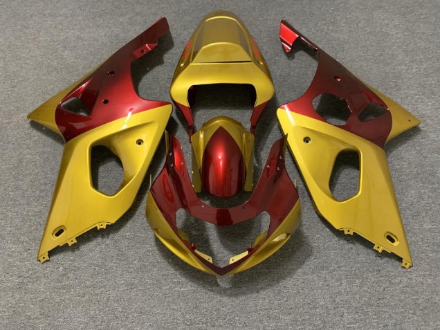 Oro & Rosso 00-02 Suzuki GSXR 1000 Carene Moto