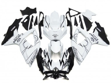 Personalizzato Corona Speciale Con Il Bianco 08-10 Suzuki GSXR 600-750 Carene Moto