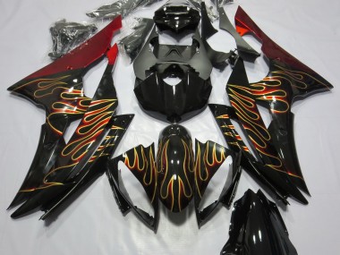 Personalizzato Fiamma 08-16 Yamaha R6 Carene Moto