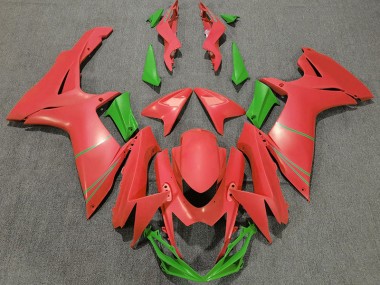 Pompelmo Opaco Rosso & Verde 11-24 Suzuki GSXR 600-750 Carene Moto