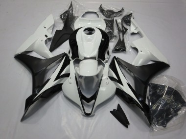Pulito Bianco & Nero 07-08 Honda CBR600RR Carene Moto
