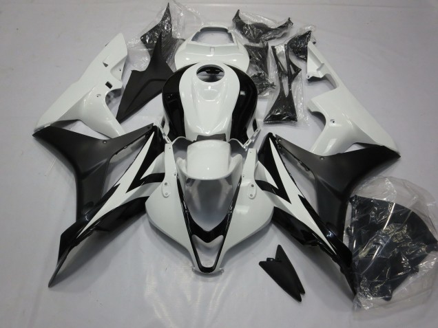 Pulito Bianco & Nero 07-08 Honda CBR600RR Carene Moto