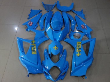 Rizla Blu 07-08 Suzuki GSXR 1000 Carene Moto