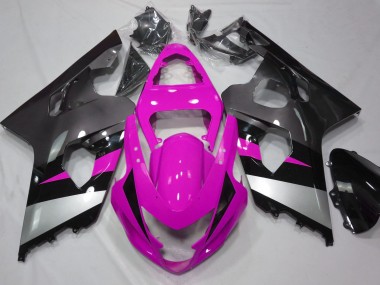 Rosa & Argento 04-05 Suzuki GSXR 600-750 Carene Moto