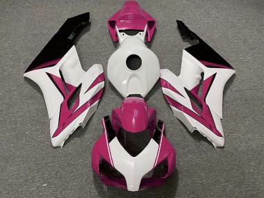 Rosa Bianco & Nero Lucido 04-05 Honda CBR1000RR Carene Moto
