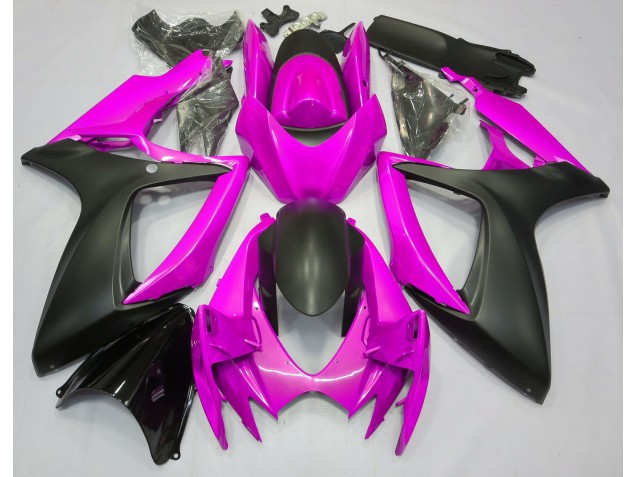 Rosa Caldo 06-07 Suzuki GSXR 600-750 Carene Moto Rosa Caldo 06-07 Suzuki GSXR 600-750 Carene Moto