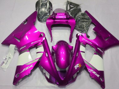Rosa Caldo & Bianco 00-01 Yamaha R1 Carene Moto