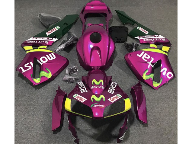 Rosa Caldo Movistar 03-04 Honda CBR600RR Carene Moto