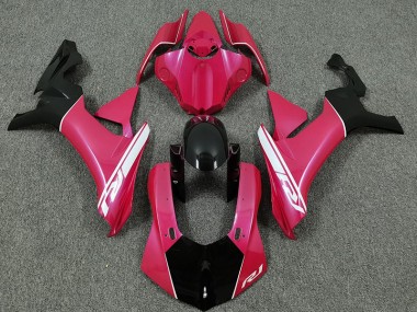 Rosa Caldo & Nero 15-19 Yamaha R1 Carene Moto