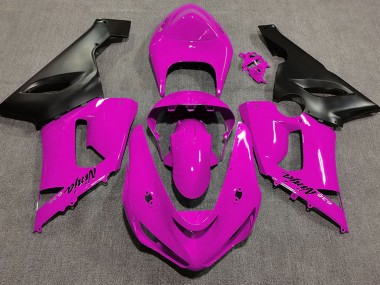 Rosa Lucido 05-06 Kawasaki ZX6R Carene Moto