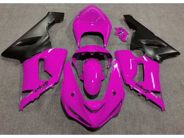Rosa Lucido 05-06 Kawasaki ZX6R Carene Moto Rosa Lucido 05-06 Kawasaki ZX6R Carene Moto