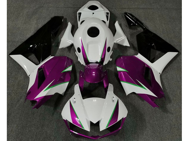Rosa Lucido Bianco & Verde 13-23 Honda CBR600RR Carene Moto