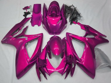 Rosa Lucido Tinta Unita 06-07 Suzuki GSXR 600-750 Carene Moto