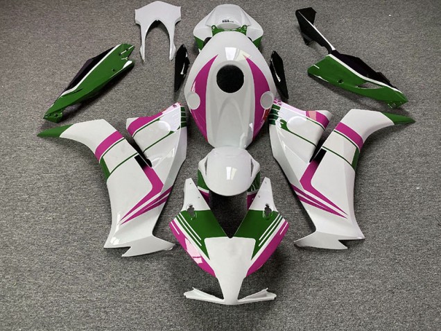 Rosa Lucido & Verde 12-16 Honda CBR1000RR Carene Moto Rosa Lucido & Verde 12-16 Honda CBR1000RR Carene Moto