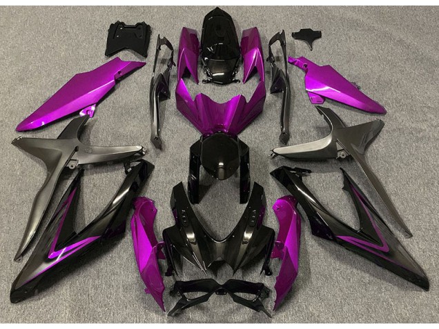Rosa Lucido & Verde R 08-10 Suzuki GSXR 600-750 Carene Moto Rosa Lucido & Verde R 08-10 Suzuki GSXR 600-750 Carene Moto