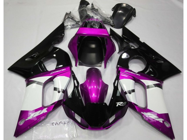 Rosa Metallizzato 98-02 Yamaha R6 Carene Moto Rosa Metallizzato 98-02 Yamaha R6 Carene Moto