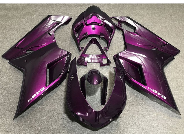 Rosa Scuro 07-14 Ducati 848 1098 1198 Carene Moto Rosa Scuro 07-14 Ducati 848 1098 1198 Carene Moto