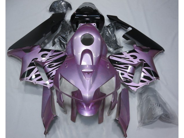 Rose Pourpre Flamme 05-06 Honda CBR600RR Carene Moto Rose Pourpre Flamme 05-06 Honda CBR600RR Carene Moto