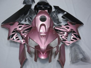Rose Rose Flamme 05-06 Honda CBR600RR Carene Moto