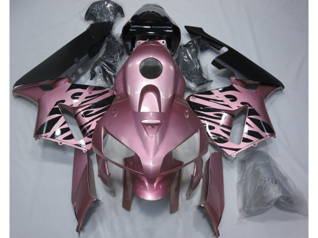 Rose Rose Flamme 05-06 Honda CBR600RR Carene Moto Rose Rose Flamme 05-06 Honda CBR600RR Carene Moto