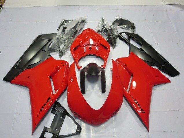 Rosso 07-14 Ducati 848 1098 1198 Carene Moto Rosso 07-14 Ducati 848 1098 1198 Carene Moto