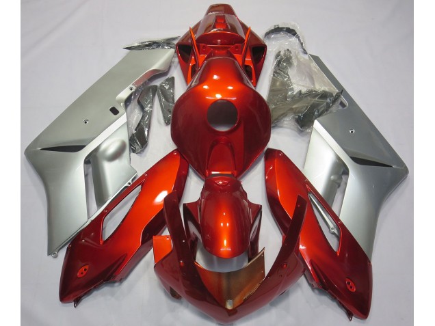 Rosso Argento 04-05 Honda CBR1000RR Carene Moto Rosso Argento 04-05 Honda CBR1000RR Carene Moto