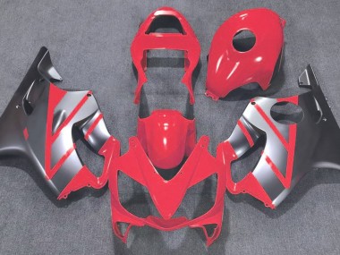 Rosso & Argento Opaco 01-03 Honda CBR600 F4i Carene Moto